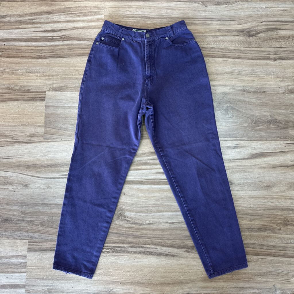 Vintage Purple Denim Mom Jeans 12