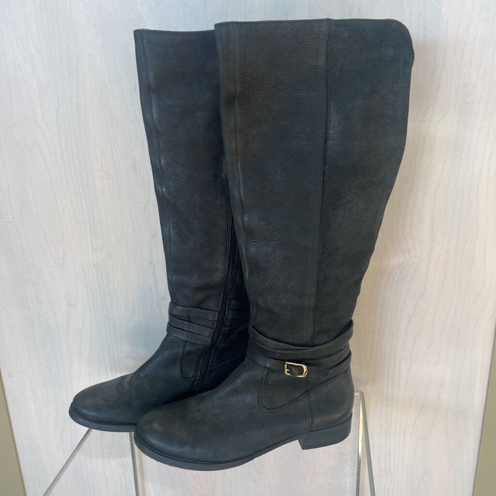 Vince Camuto Black Knee Boots 8.0