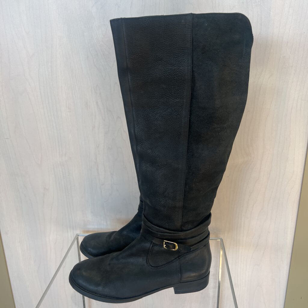 Vince Camuto Black Knee Boots 8.0