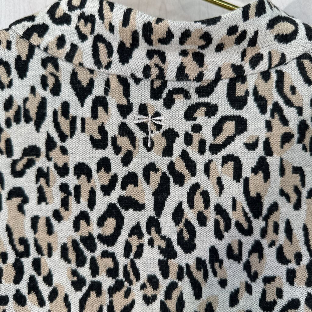 Tyler Boe Cheetah Halfzip Dress Small