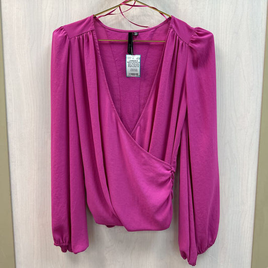 Nordstrom Faux Wrap Long Sleeve Top Extra Small