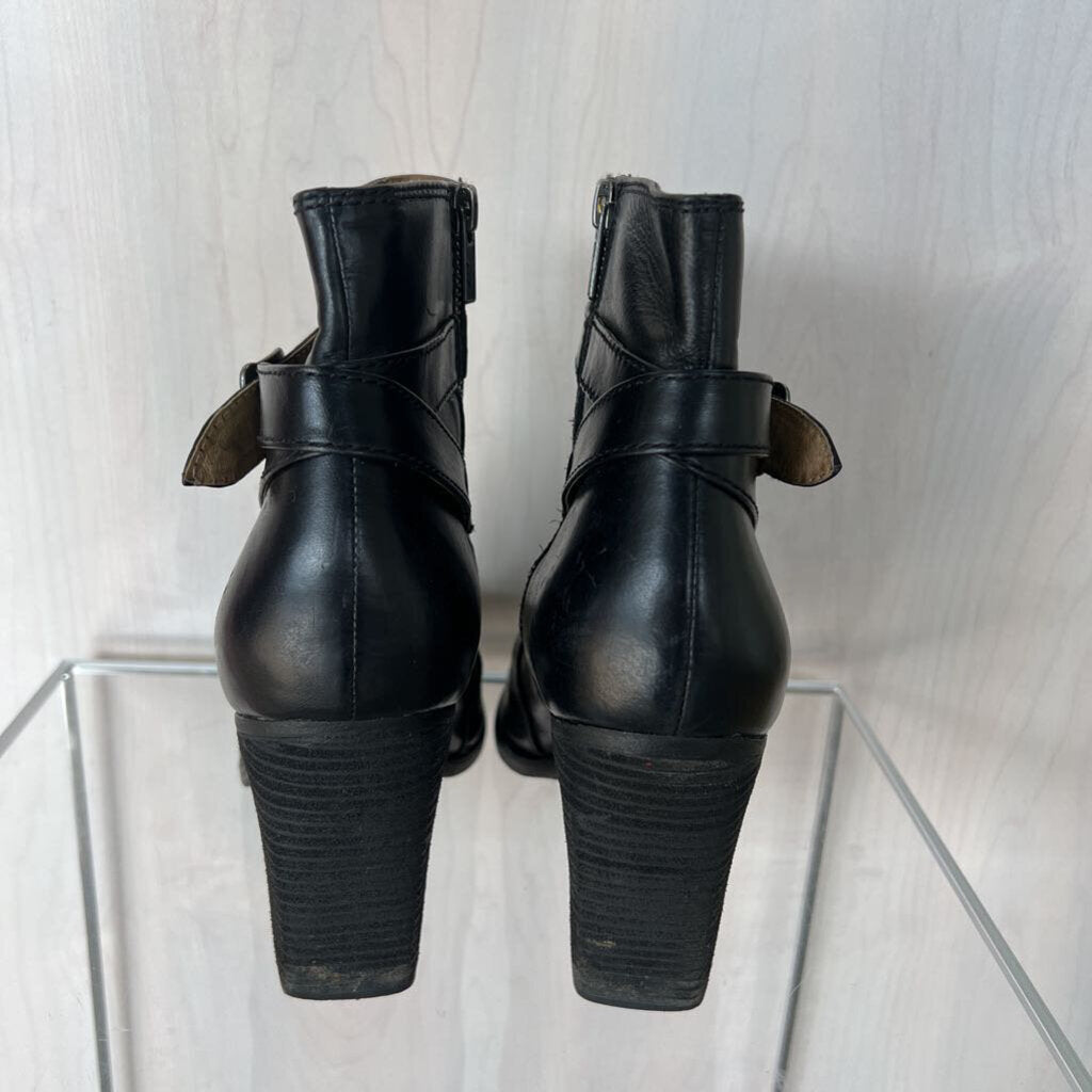 Frye Black Heeled Booties 10.0