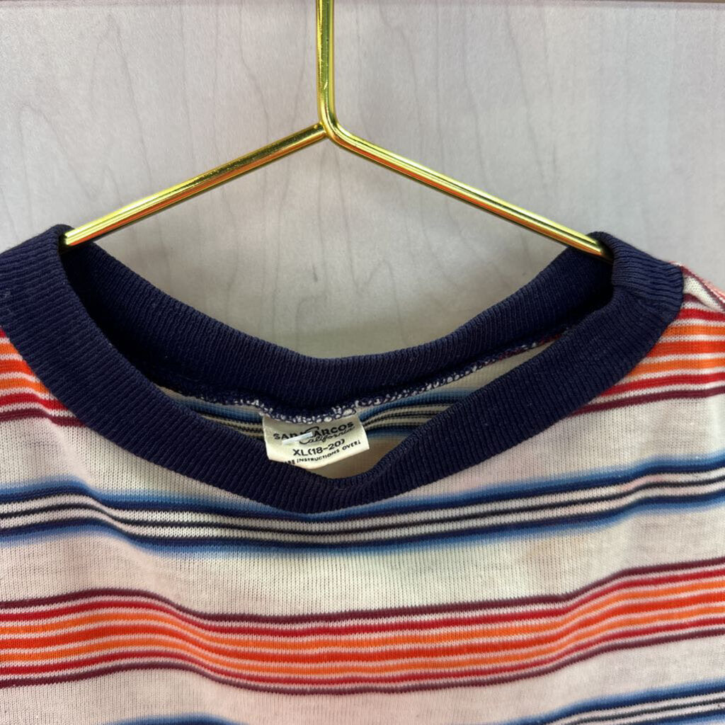 Vintage San Marcos Striped Shirt Extra Large