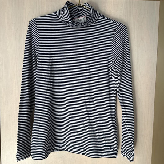 Navy/White Striped Vineyard Vines Turtleneck