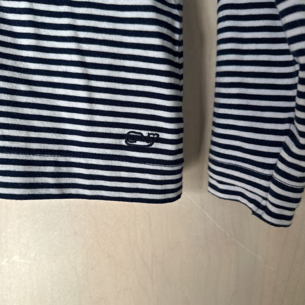 Navy/White Striped Vineyard Vines Turtleneck