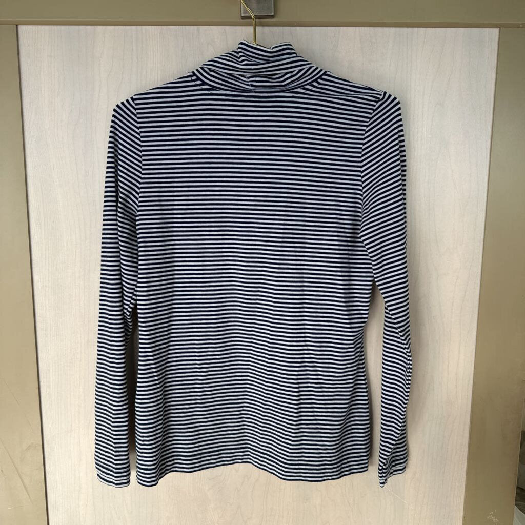 Navy/White Striped Vineyard Vines Turtleneck