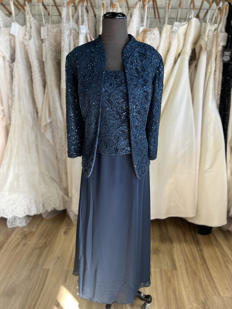 Azazie Lace Top Dress With Jacket 14