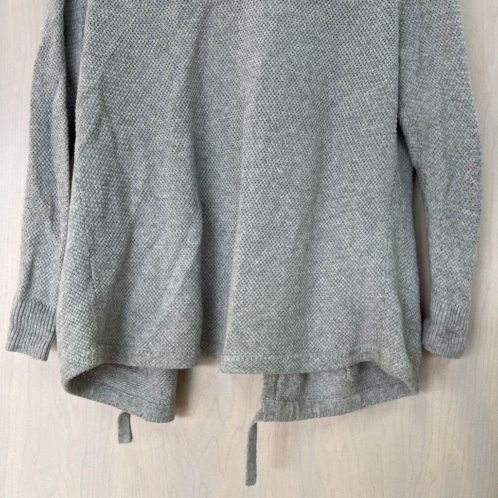 Madewell Grey Long Sleeve Open Front Long Sleeve Cardigan Small