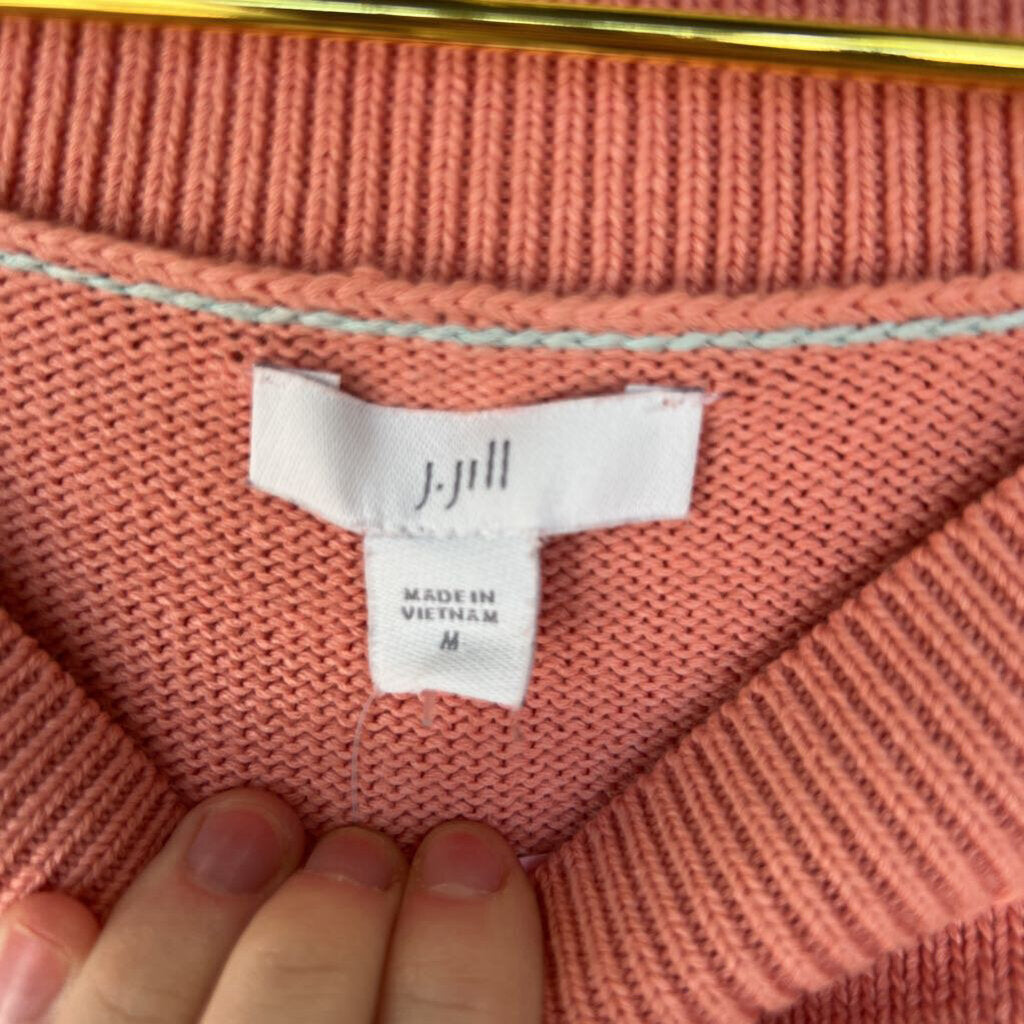 J. Jill Peach Oversized Sweater Medium