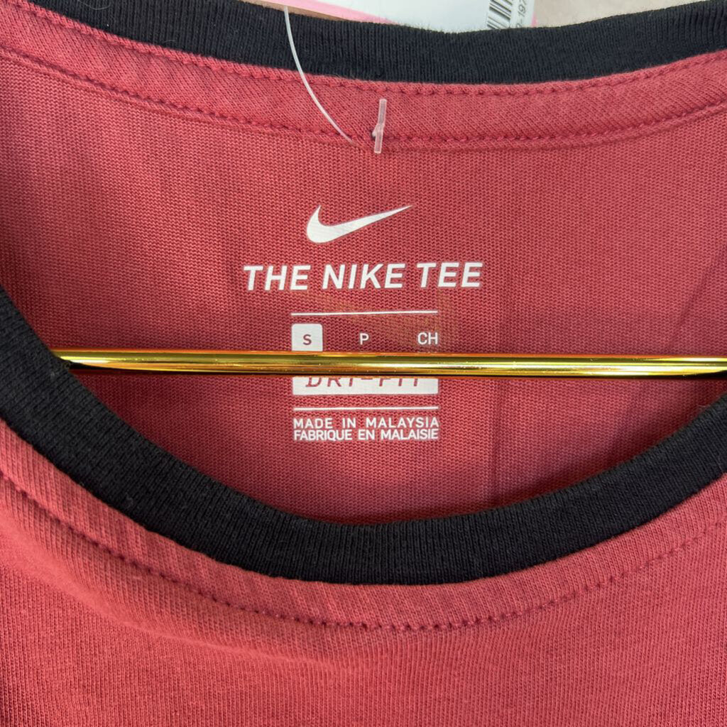 Nike Reddish Gold Check Shirt Small