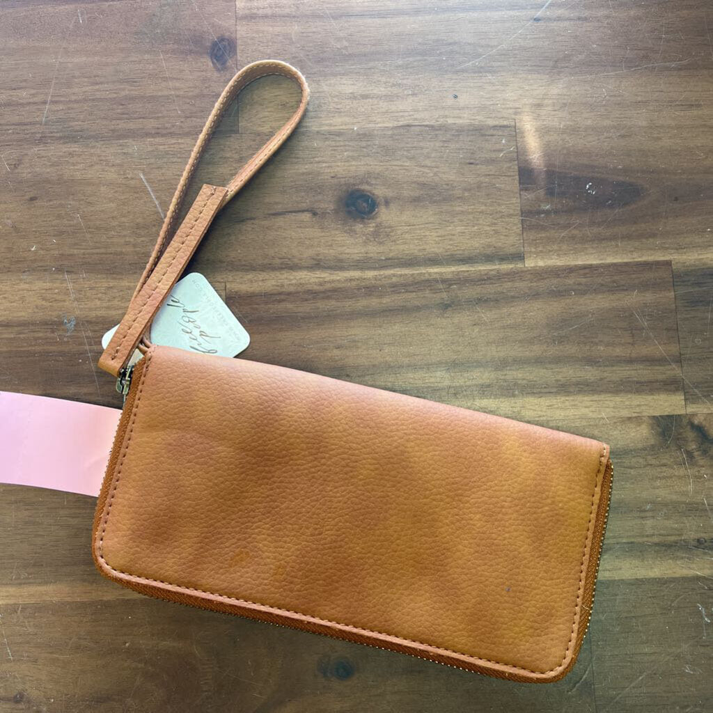 Free People Brown Leather Wallet NWT