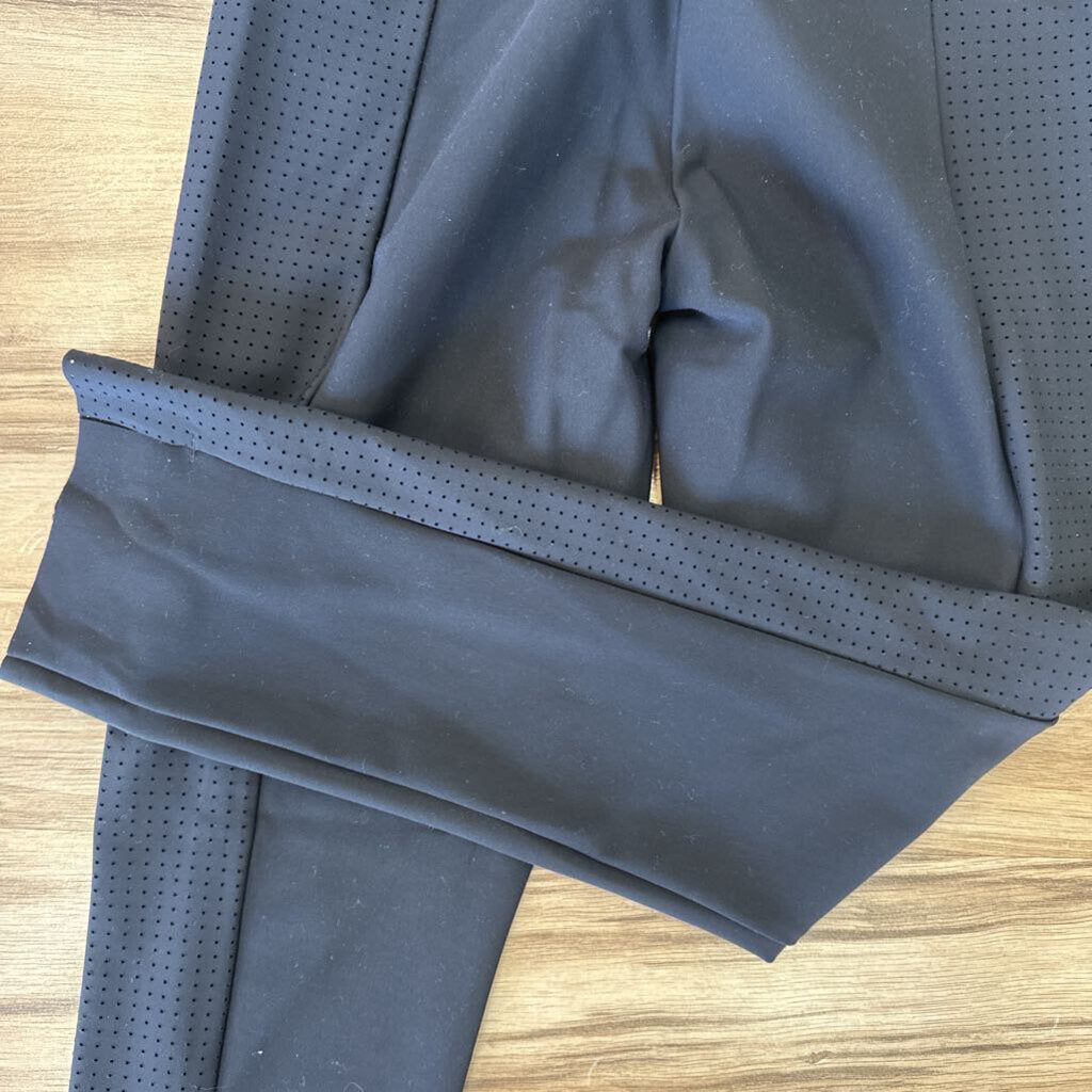 Athleta Black Cropped Pants Zipper Pockets Small
