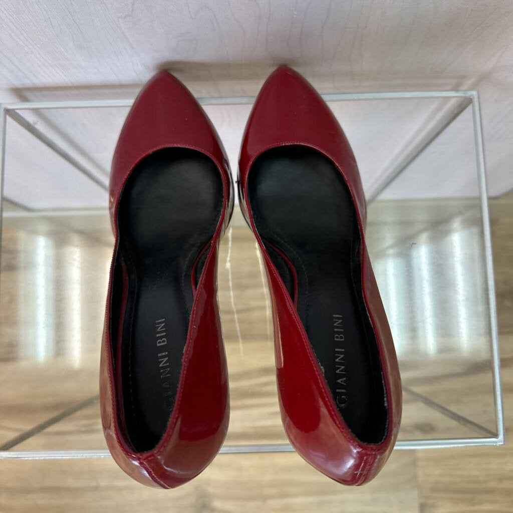 Red Patent Leather Heels 9.0M