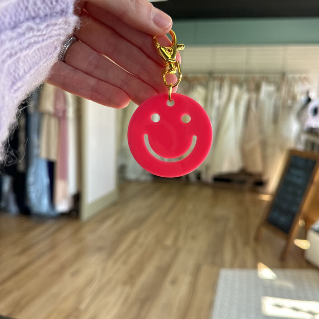 Smiley Face Keychain