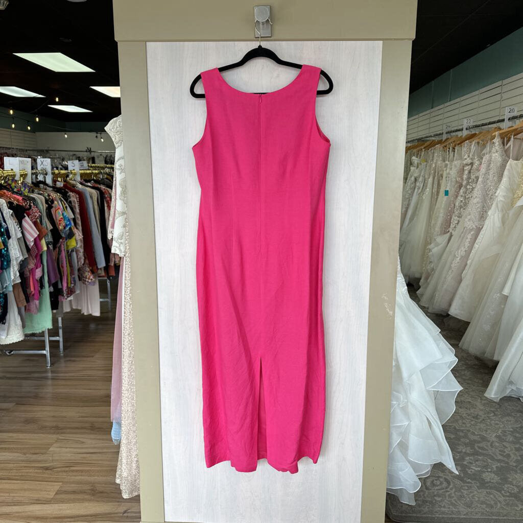 Vintage Hot Pink Maxi Dress 12