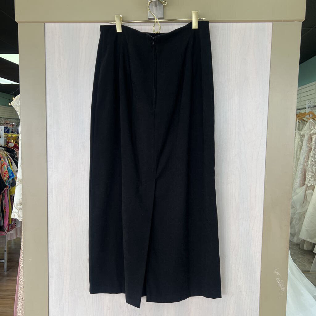 Black Suede Maxi Skirt 8