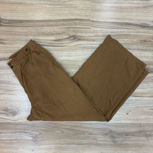 Madewell Brown The Harlow Wide Leg Pants 8