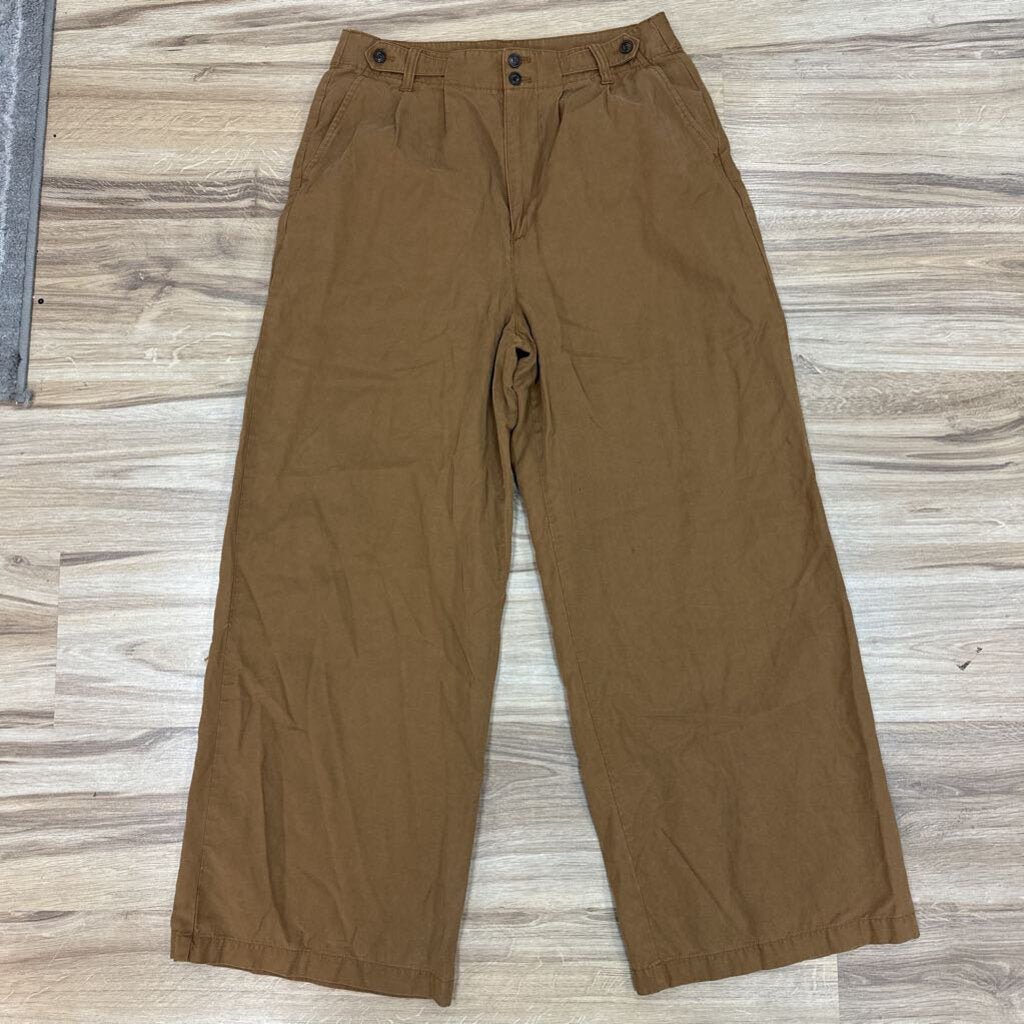 Madewell Brown The Harlow Wide Leg Pants 8