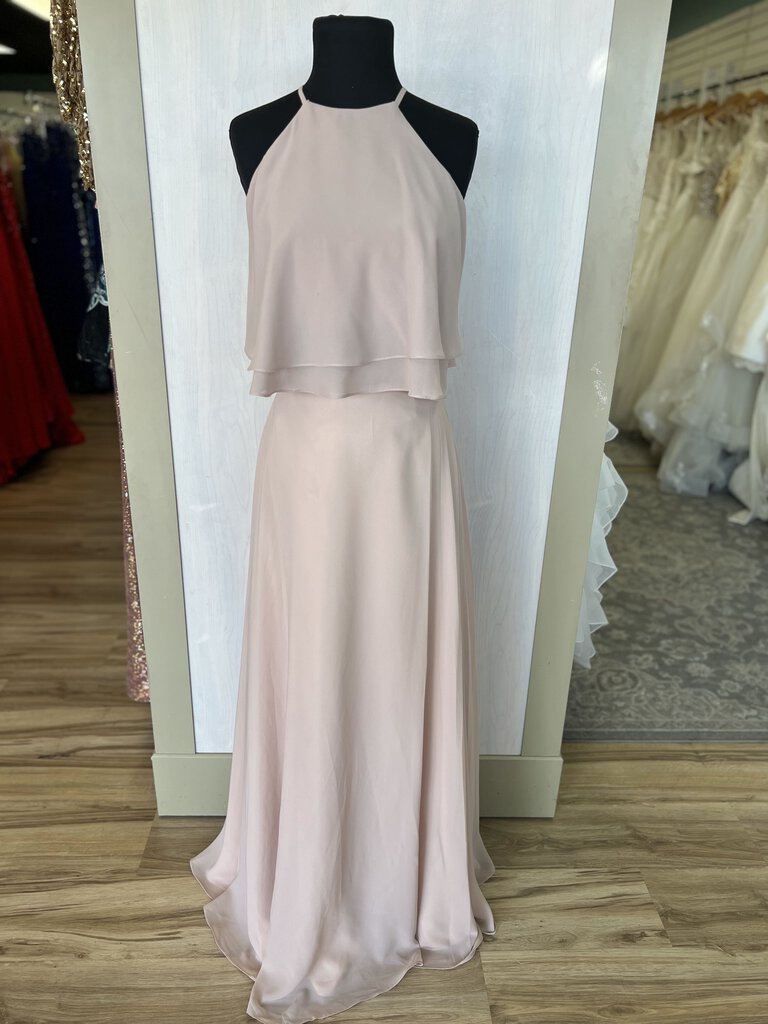 Abby Paris Two Piece Chiffon Long Formal 8