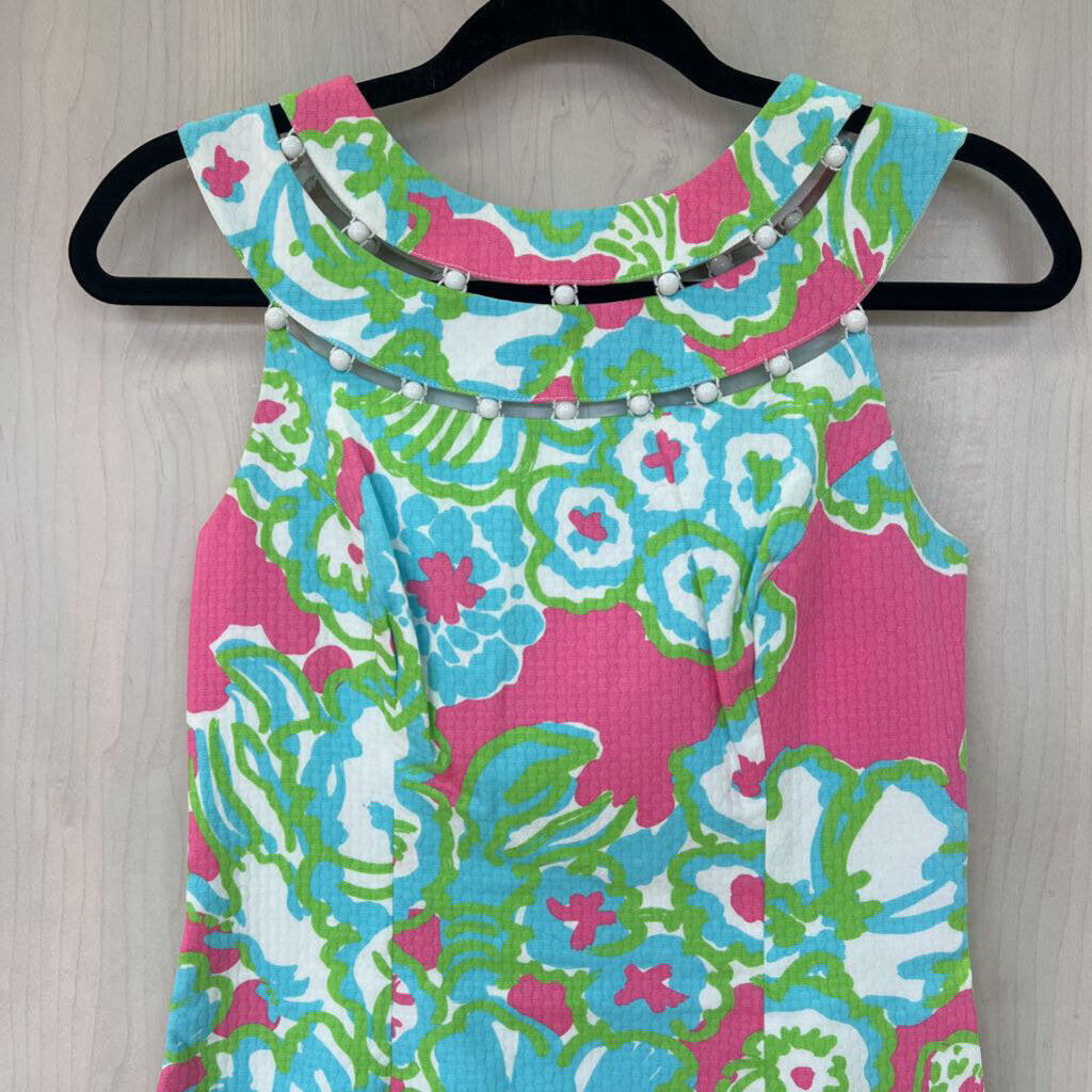 Lilly Pulitzer High Neck Printed Dress 00