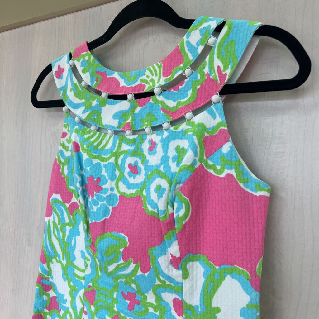 Lilly Pulitzer High Neck Printed Dress 00