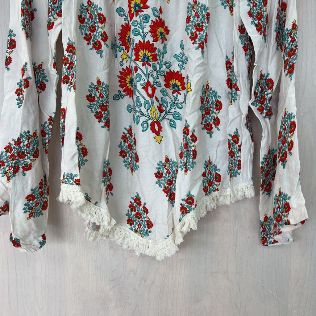 Altar'd State Off The Shoulder Floral Top Small