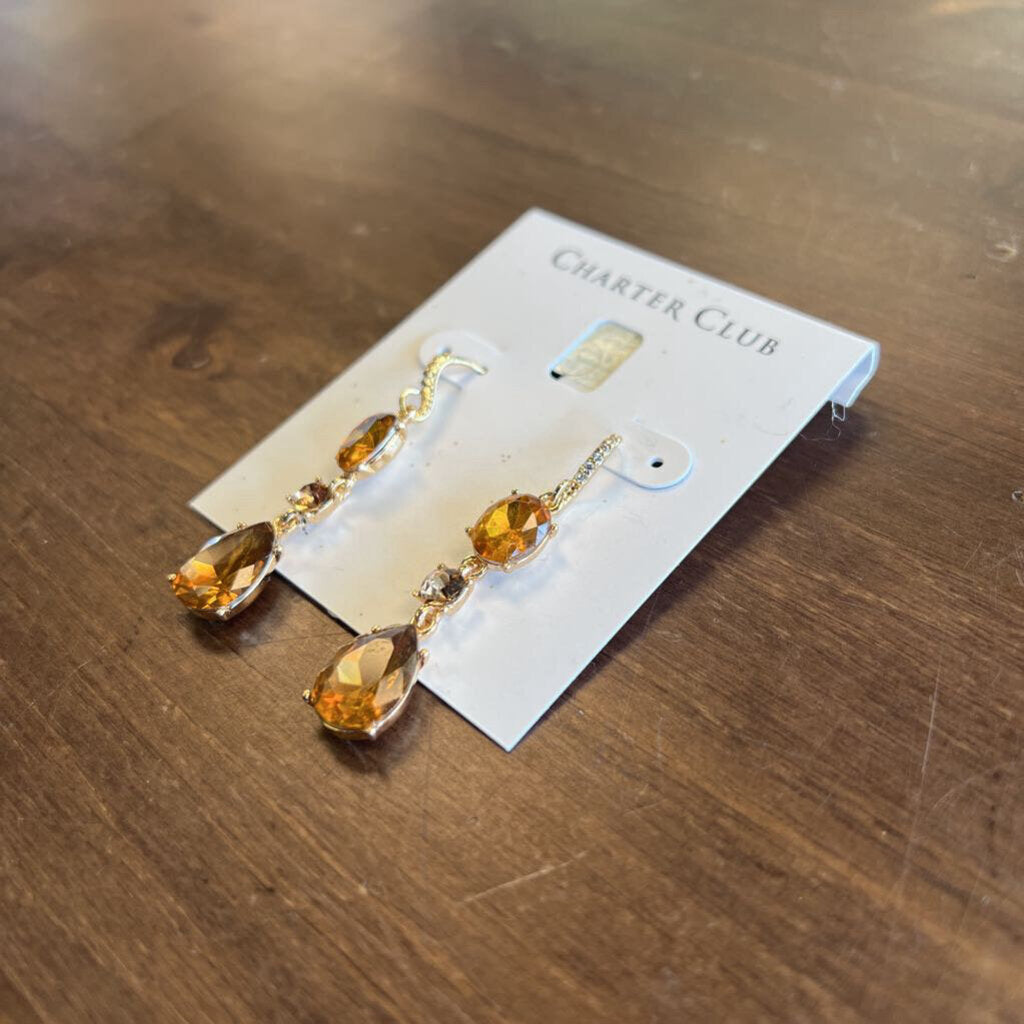 Charter Club Gold Dangle Earrings